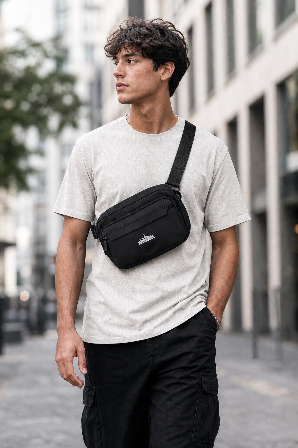 City Image accessories - Skyline crossbody bag lifestyle