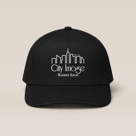 City Image Logo Snapback (Black) — front