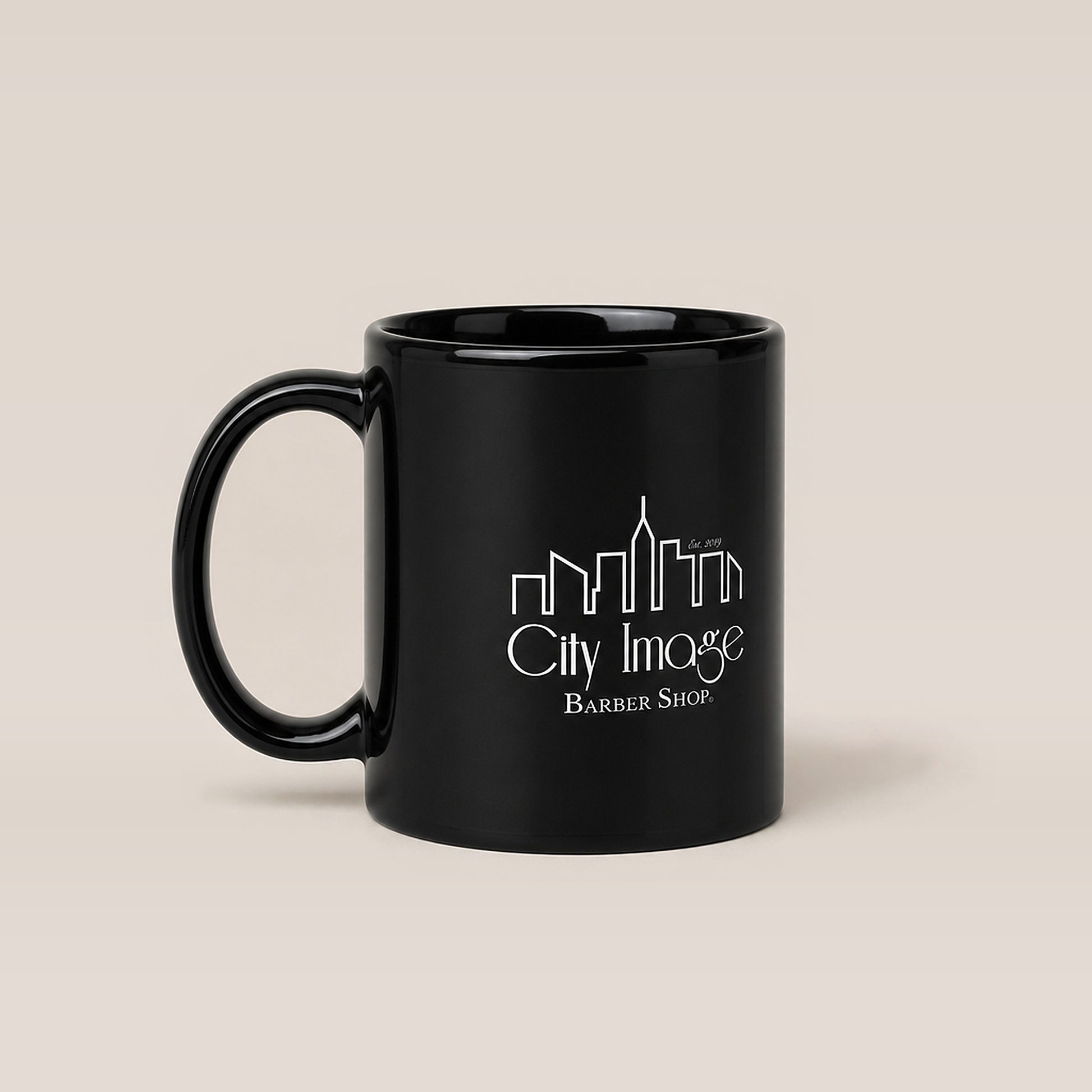 City Image Logo Mug (Black) — front
