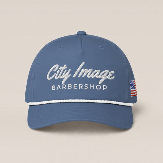 City Image Rope Cap (Blue) — front