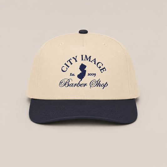 City Image Members Only Snapback (Navy/Natural) — front