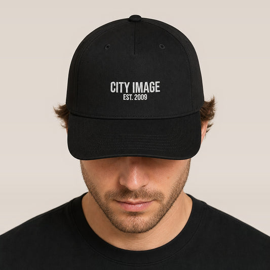 City Image Est. 2009 Cap (Black) on model