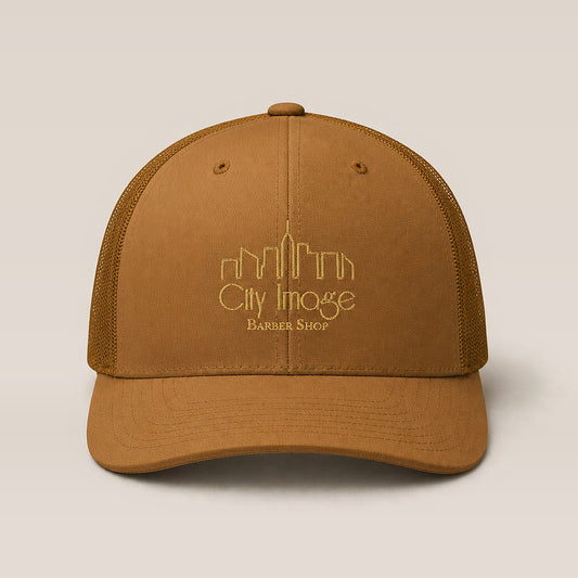 City Image Monochrome Trucker (Caramel) studio
