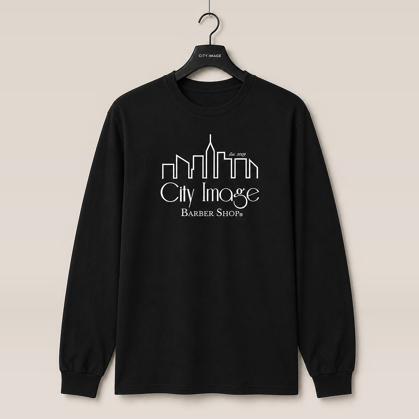 City Image Logo Long Sleeve T-Shirt — front