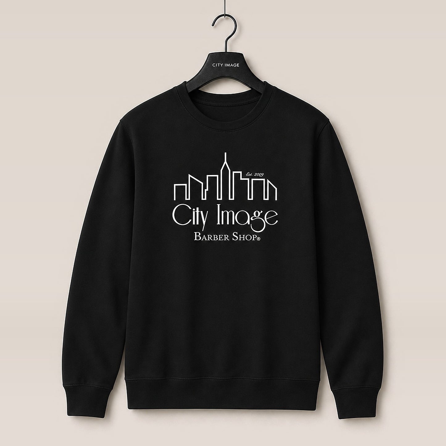 City Image Logo Crewneck Sweatshirt — front