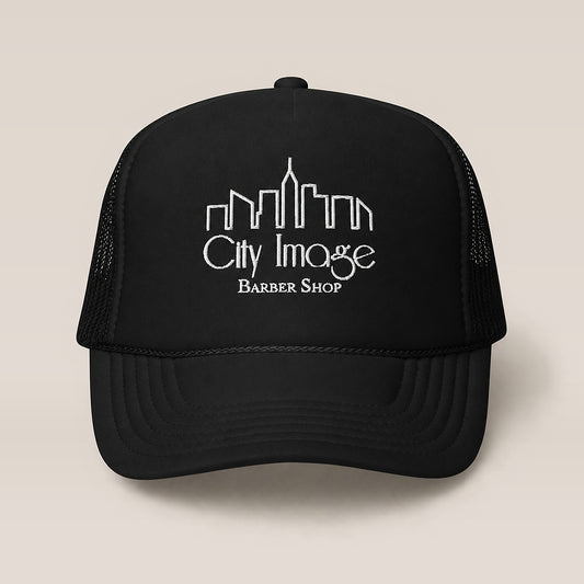 City Image Logo Foam Trucker Hat — front