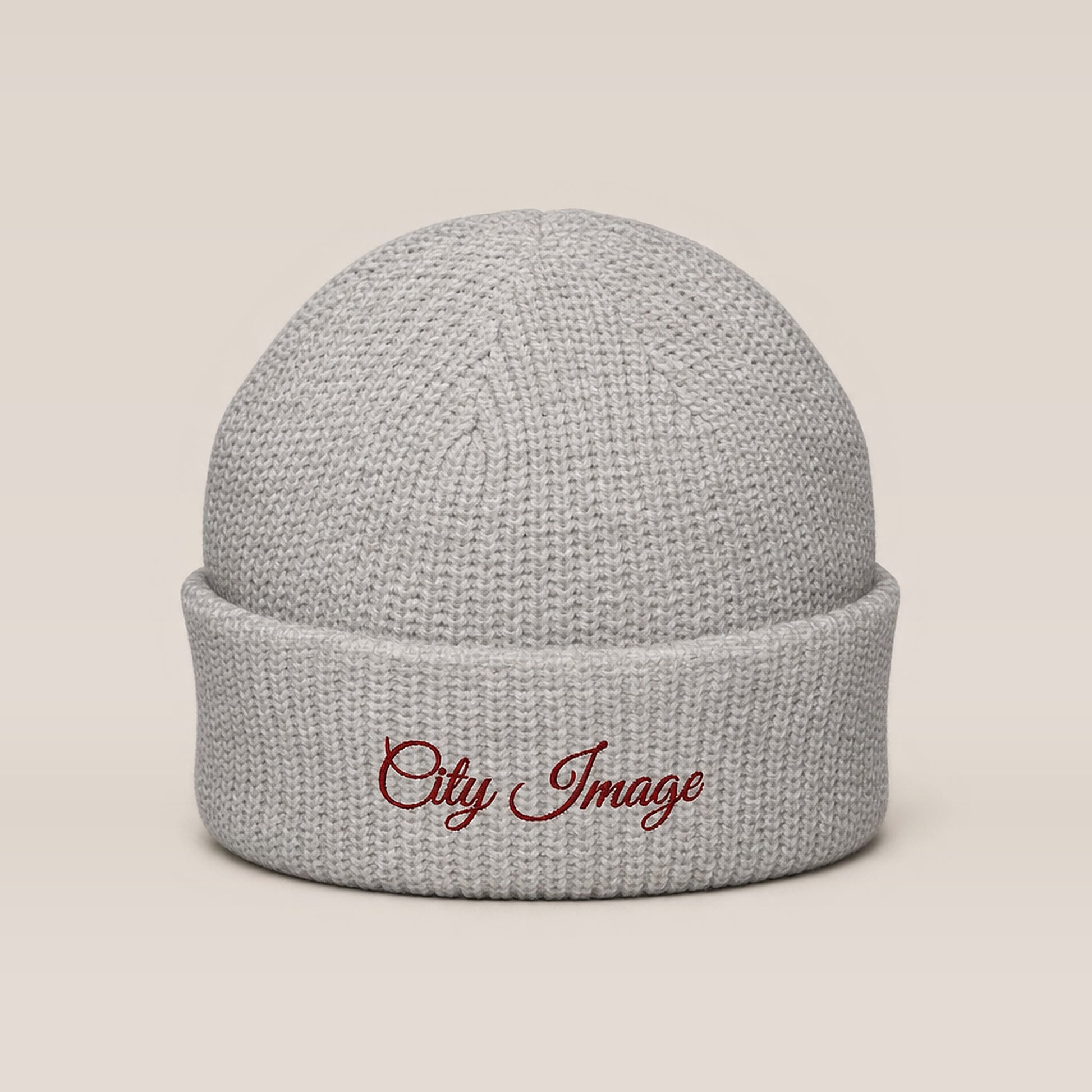 City Image Fisherman Beanie (Heather Grey) — front