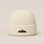 Skyline Fisherman Beanie (Off White)