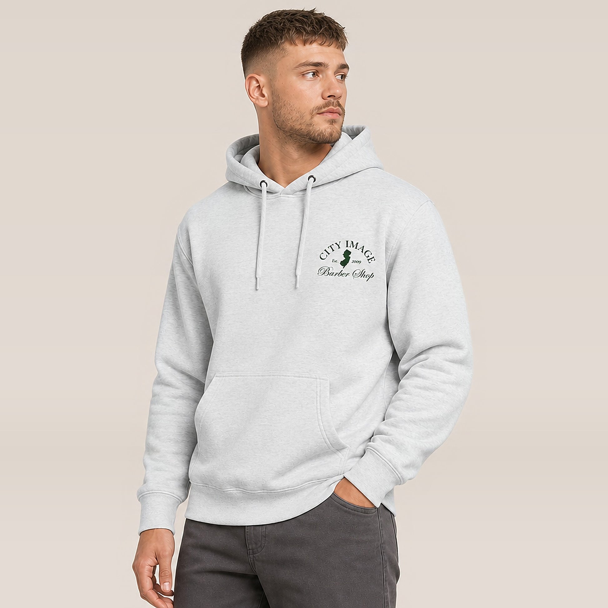 City Image Country Club Hoodie — on model