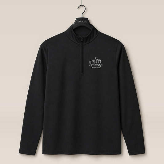 City Image Lightweight Quarter-Zip Pullover — front